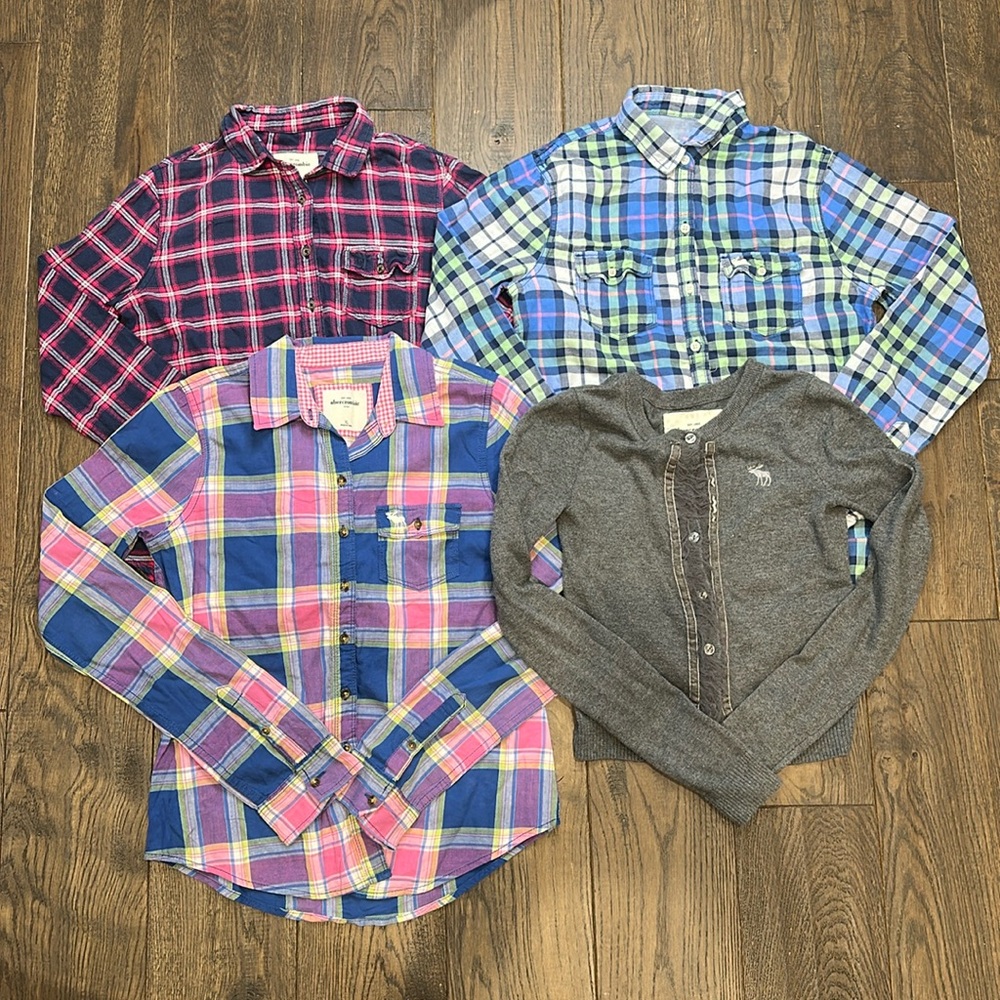 ABERCROMBIE GIRLS SHIRT BUNDLE (XL)